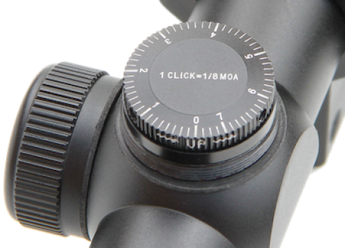 Preview: Simalux Zielfernrohr 4–12x44 – Okular-Schnellverstellung und Höhen-/Seitenverstellung (1/8 MOA Klicks)