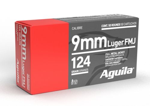 Aguila 9 mm Luger FMJ 8,0g/124gr - 50 Patronen