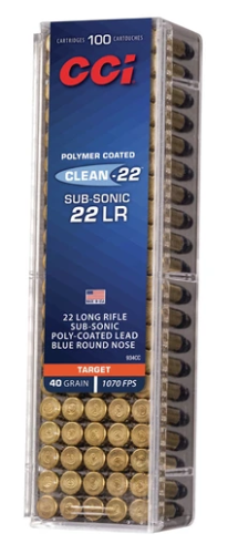 CCI Clean Sub LRN .22 lfB - 2,6g/40grs - 100 Patronen