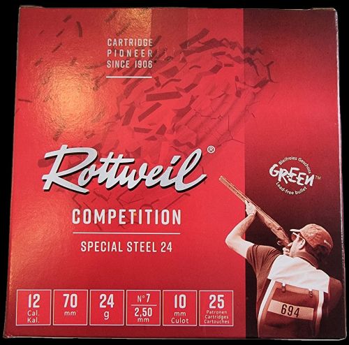 Rottweil Special Steel Trap 12/70 - 24g - 2,5mm - 25 Schuss