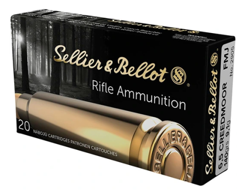 S & B 6,5 Creedmoor 9,1g/140grs.  - 20 Patronen