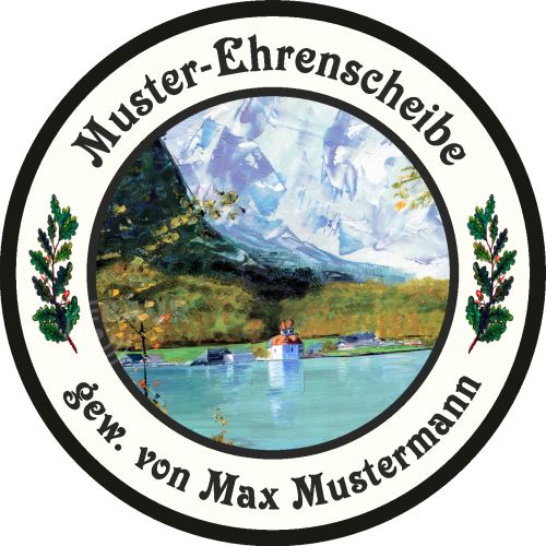 Preview: Schützenscheibe Outdoor-Line Motiv 007