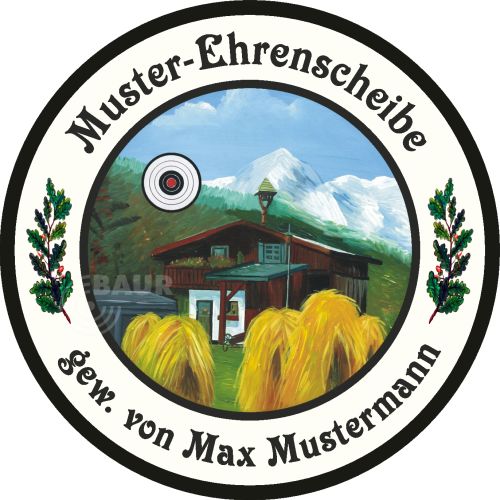 Preview: Schützenscheibe Outdoor-Line Motiv 012