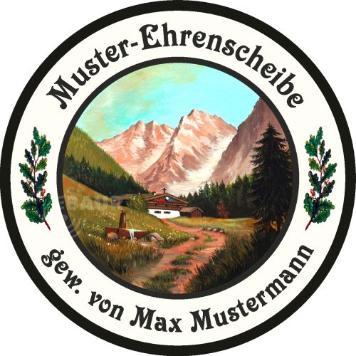 Preview: Schützenscheibe Outdoor-Line Motiv 020