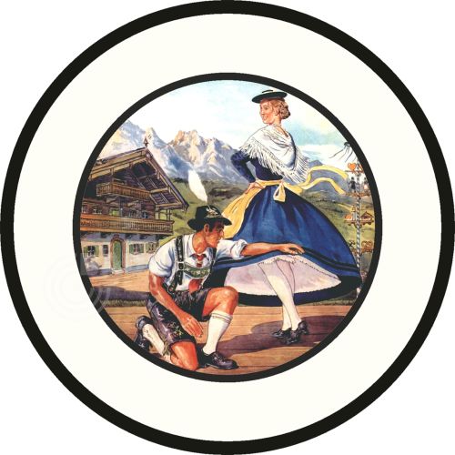 Schützenscheibe Basic-Line, ohne Eichenlaub