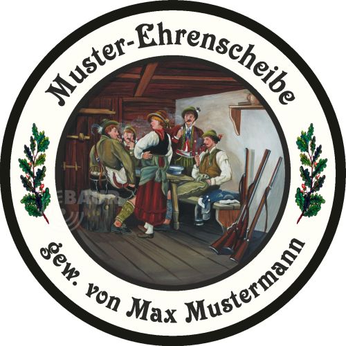 Preview: Schützenscheibe Outdoor-Line Motiv 084