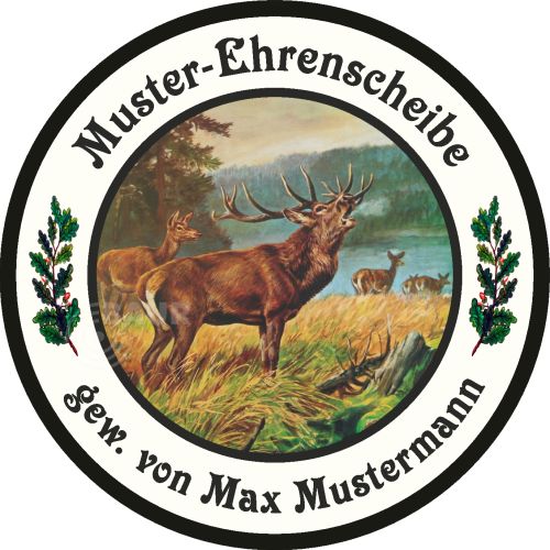 Preview: Schützenscheibe Outdoor-Line Motiv 104