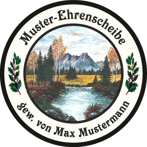 Preview: Schützenscheibe Outdoor-Line Motiv 113