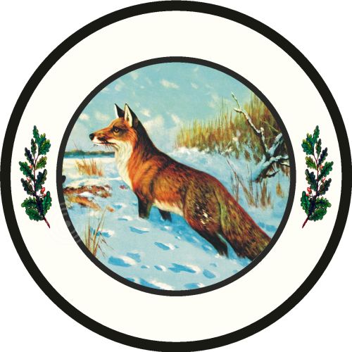 Schützenscheibe Basic-Line, Rand mit Eichenlaub