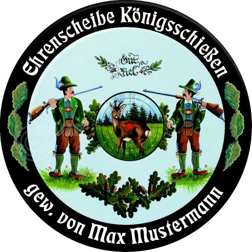 Schützenscheibe ECO-LINE Motiv 002