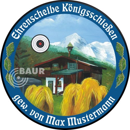 Schützenscheibe ECO-LINE Motiv 012