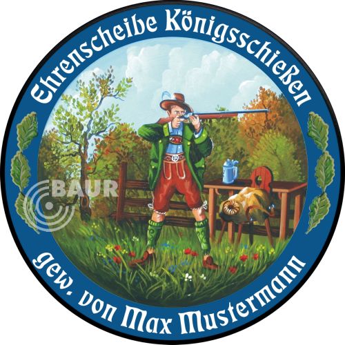 Preview: Schützenscheibe ECO-LINE Motiv 015