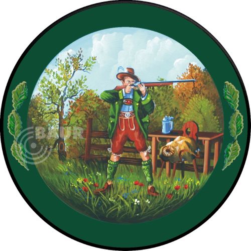 Preview: Schützenscheibe ECO-LINE Motiv 015