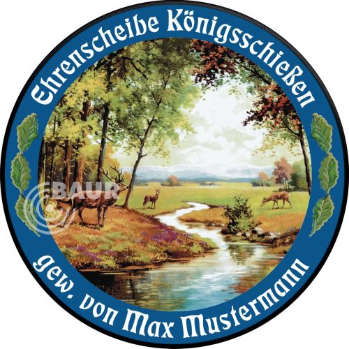 Preview: Schützenscheibe ECO-LINE Motiv 018