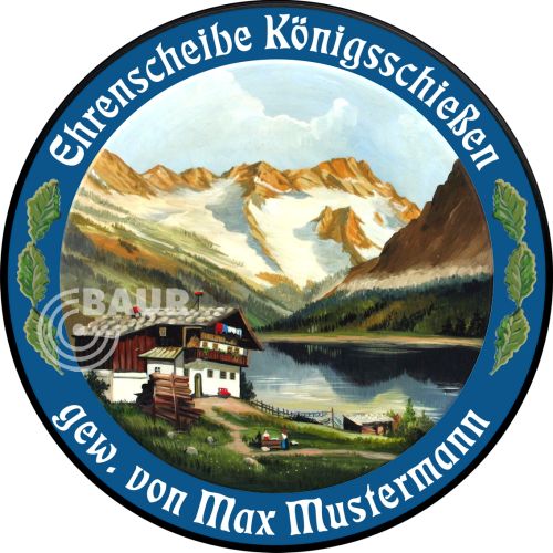 Schützenscheibe ECO-LINE Motiv 021