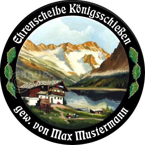 Schützenscheibe ECO-LINE Motiv 021