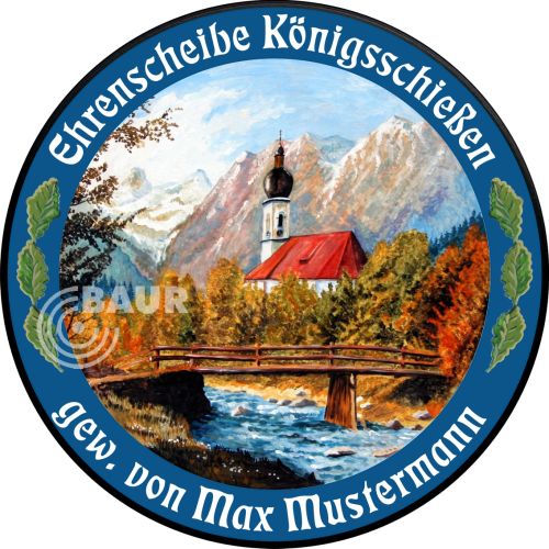 Preview: Schützenscheibe ECO-LINE Motiv 023