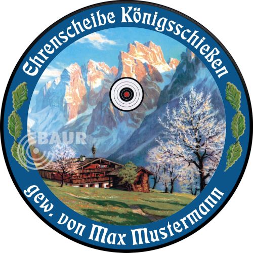 Preview: Schützenscheibe ECO-LINE Motiv 024