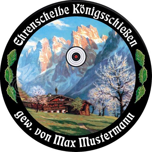 Preview: Schützenscheibe ECO-LINE Motiv 024