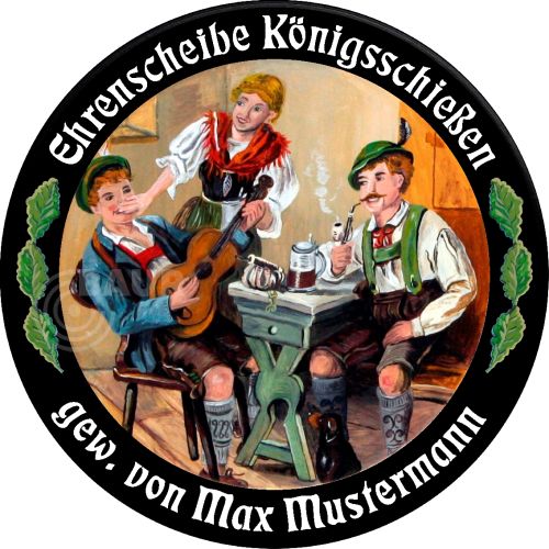 Preview: Schützenscheibe ECO-LINE Motiv 032