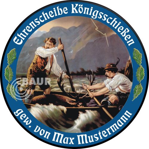 Preview: Schützenscheibe ECO-LINE Motiv 033