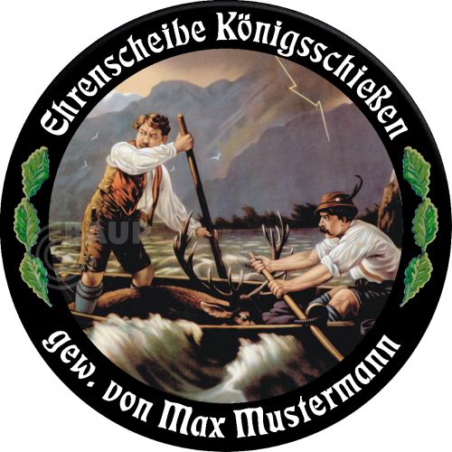 Preview: Schützenscheibe ECO-LINE Motiv 033