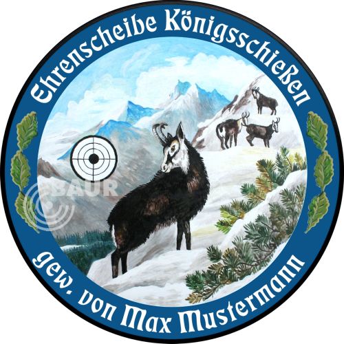 Preview: Schützenscheibe ECO-LINE Motiv 041