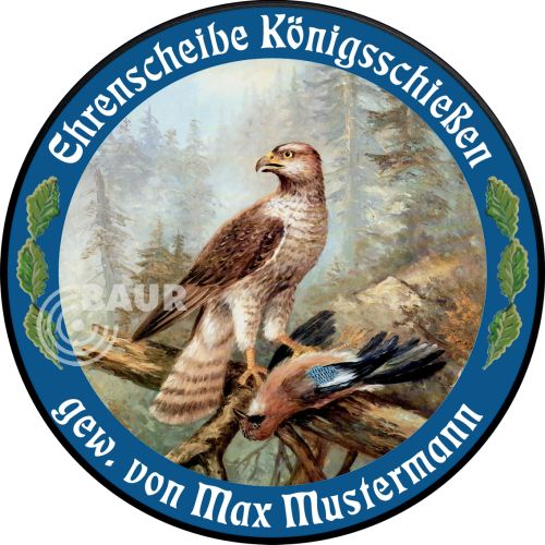 Preview: Schützenscheibe ECO-LINE Motiv 046
