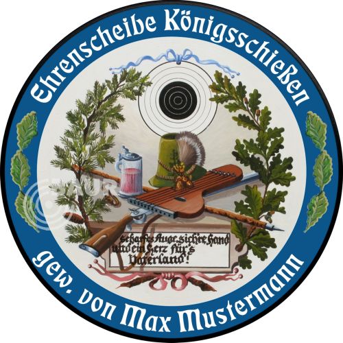 Preview: Schützenscheibe ECO-LINE Motiv 051