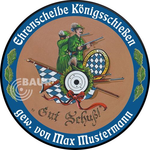 Preview: Schützenscheibe ECO-LINE Motiv 052