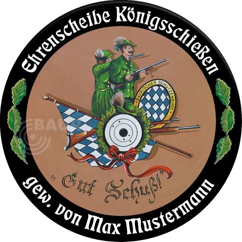 Preview: Schützenscheibe ECO-LINE Motiv 052