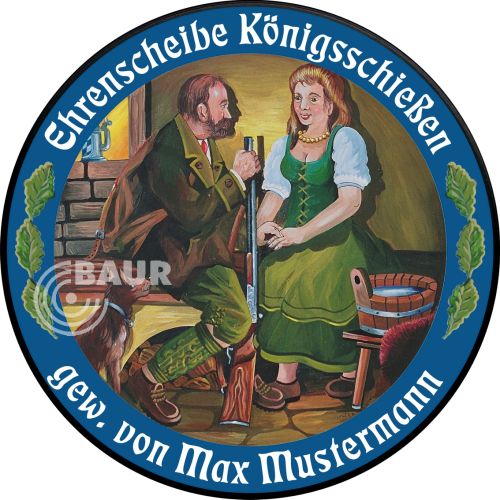 Preview: Schützenscheibe ECO-LINE Motiv 063