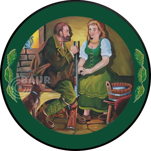 Preview: Schützenscheibe ECO-LINE Motiv 063