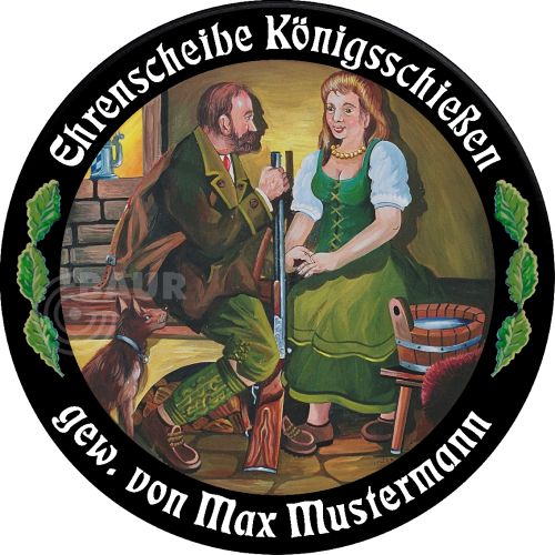 Preview: Schützenscheibe ECO-LINE Motiv 063