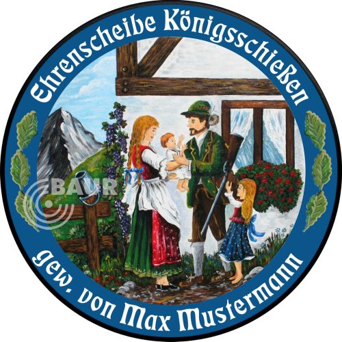 Schützenscheibe ECO-LINE Motiv 078