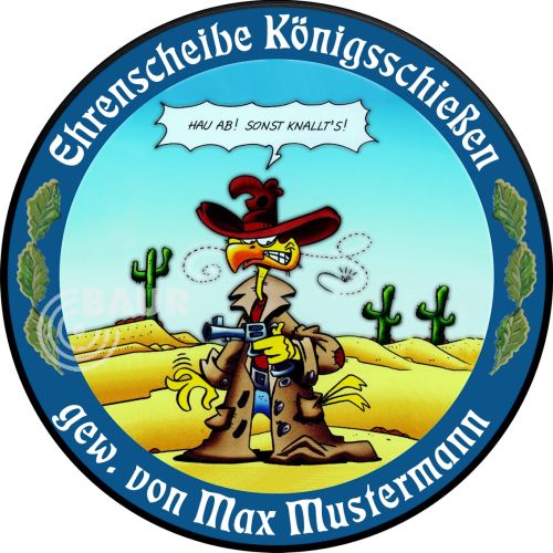 Preview: Schützenscheibe ECO-LINE Motiv 087