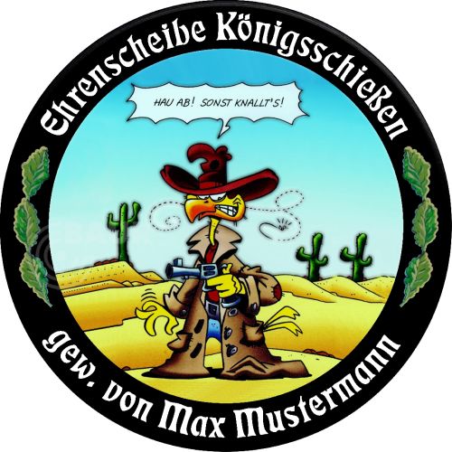Preview: Schützenscheibe ECO-LINE Motiv 087