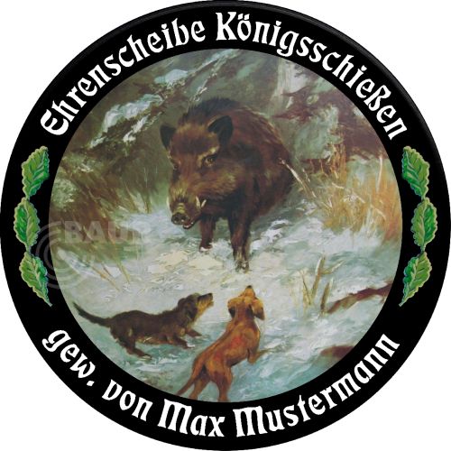 Preview: Schützenscheibe ECO-LINE Motiv 098