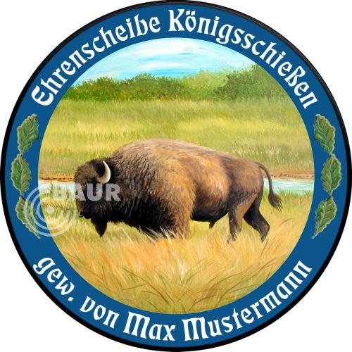 Preview: Schützenscheibe ECO-LINE Motiv 133