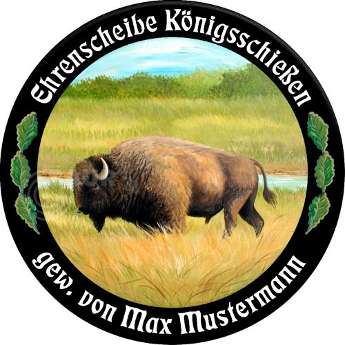 Preview: Schützenscheibe ECO-LINE Motiv 133