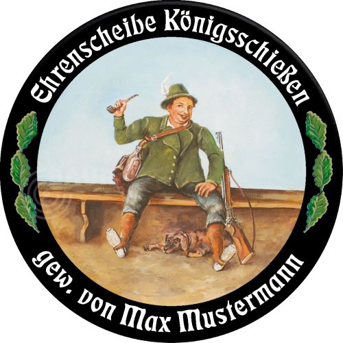Preview: Schützenscheibe ECO-LINE Motiv 139