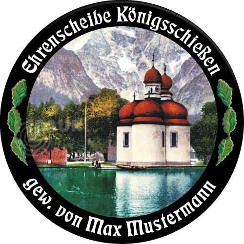 Preview: Schützenscheibe ECO-LINE Motiv 141