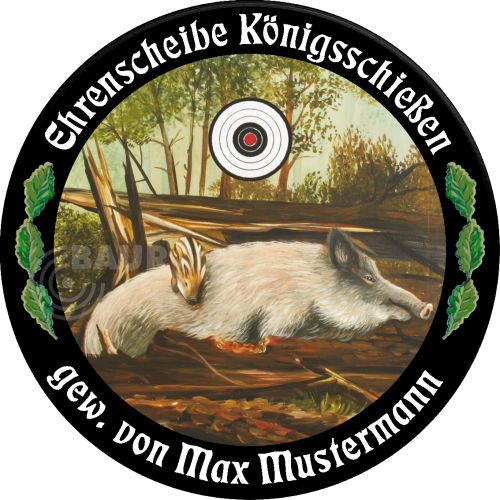 Schützenscheibe ECO-LINE Motiv 142