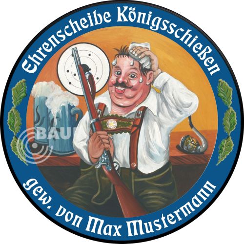 Preview: Schützenscheibe ECO-LINE Motiv 153