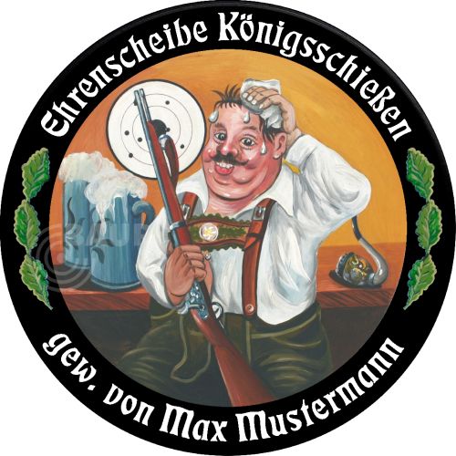 Preview: Schützenscheibe ECO-LINE Motiv 153