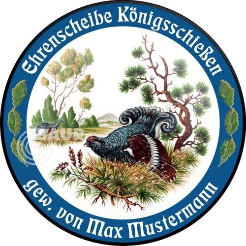 Preview: Schützenscheibe ECO-LINE Motiv 167