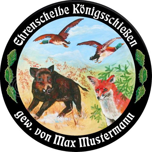 Schützenscheibe ECO-LINE Motiv 220