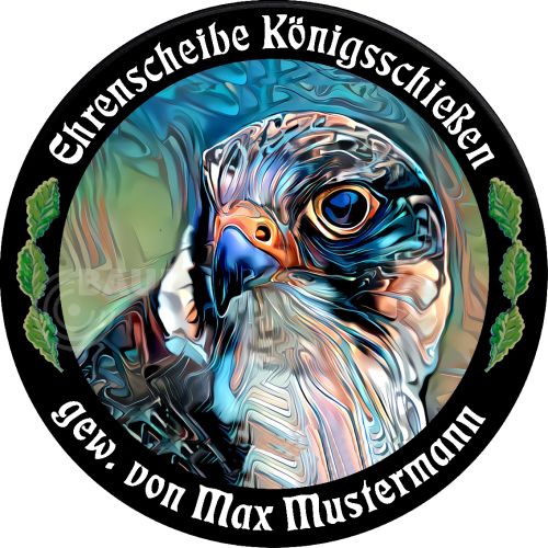 Preview: Schützenscheibe ECO-LINE Motiv 261