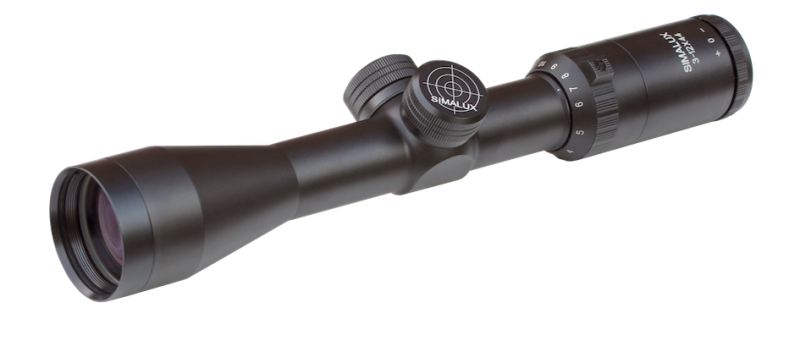 Simalux 3–12x44 KK50 Zielfernrohr – Seitenansicht mit 30 mm Mittelrohr