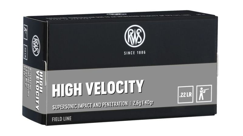RWS .22 HIGH VELOCITY - 50 Patronen